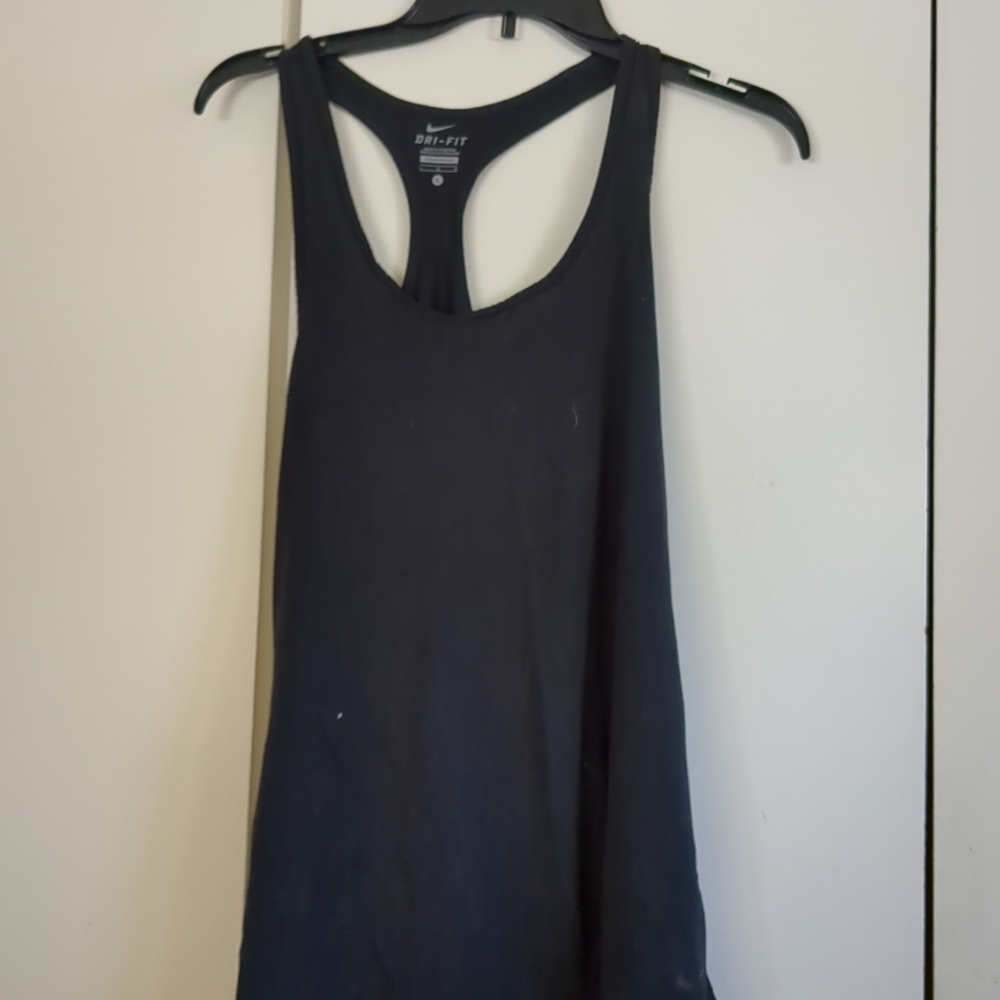 Nike dri fit tank black size large